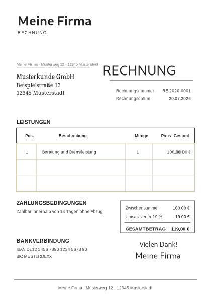 Vorschau Minimal Schwarz
