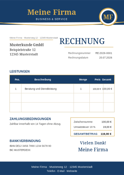 Vorschau Marine-Gold